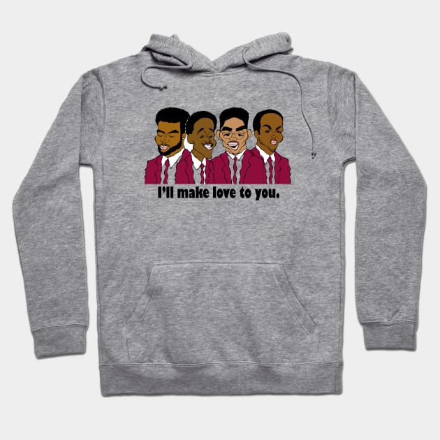 BOYZ II MEN FAN ART Hoodie by cartoonistguy